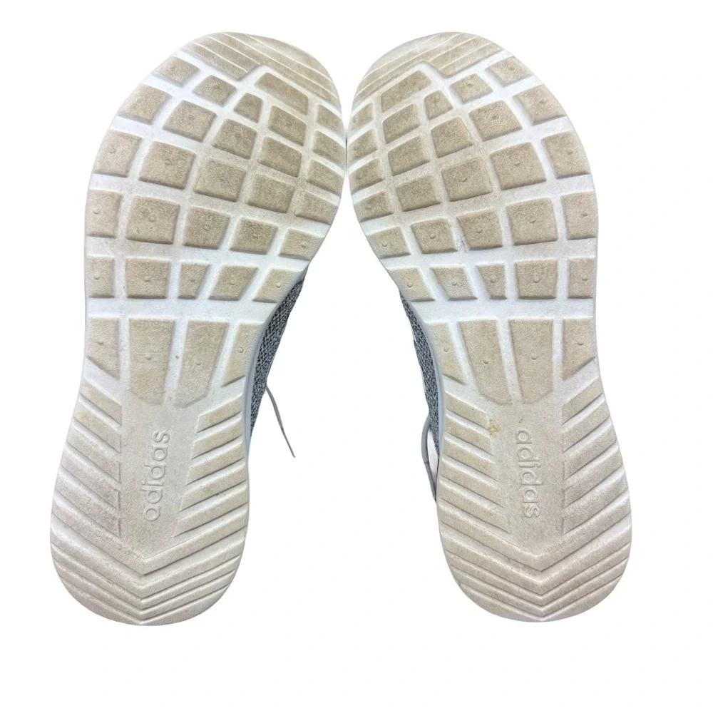 Adidas Cloudfoam Grey Athletic Lightweight Sneakers Women's Size 7 QT Racer EUC - Picture 15 of 16